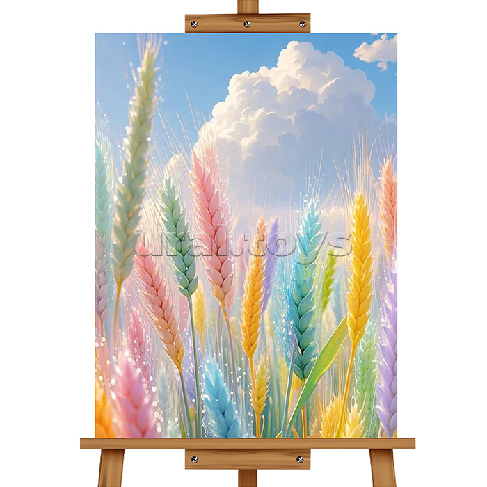 Набор для рисования "Картина по номерам 20*30 см. Цветные колоски"