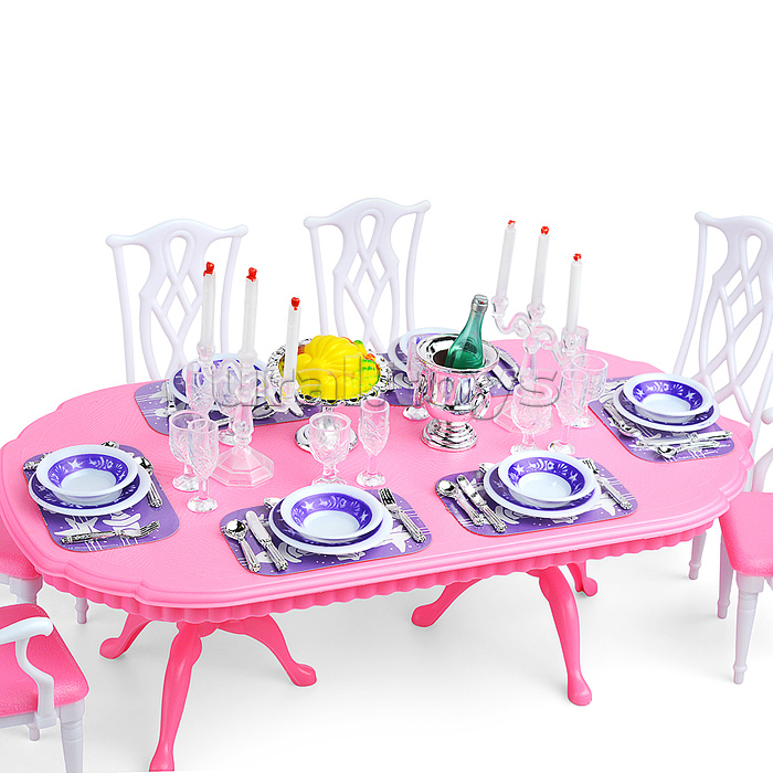 Набор мебели для кукол "Кухонный стол" в коробке