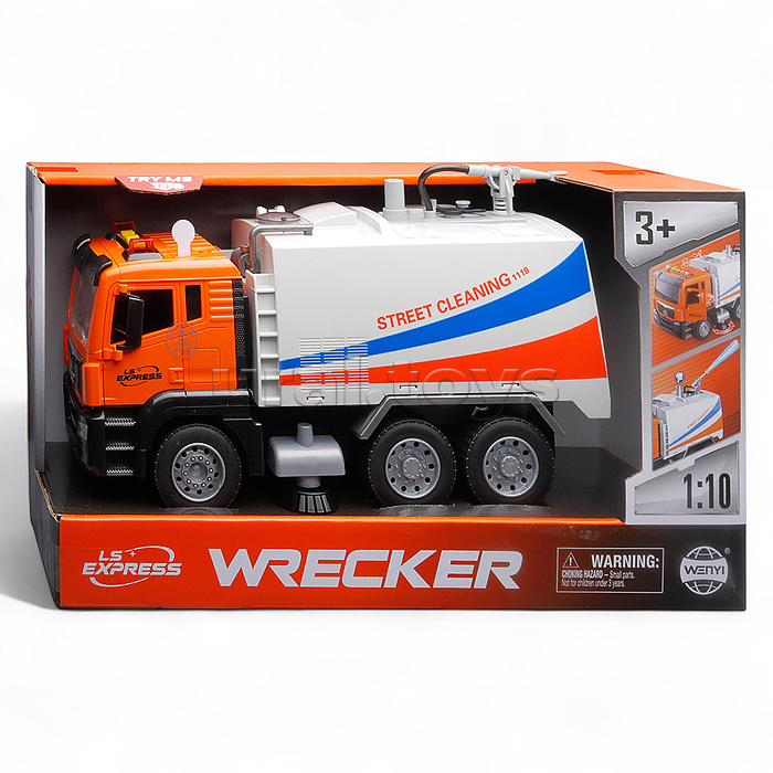 Машина "Водовоз" 1:10 (свет, звук) в коробке