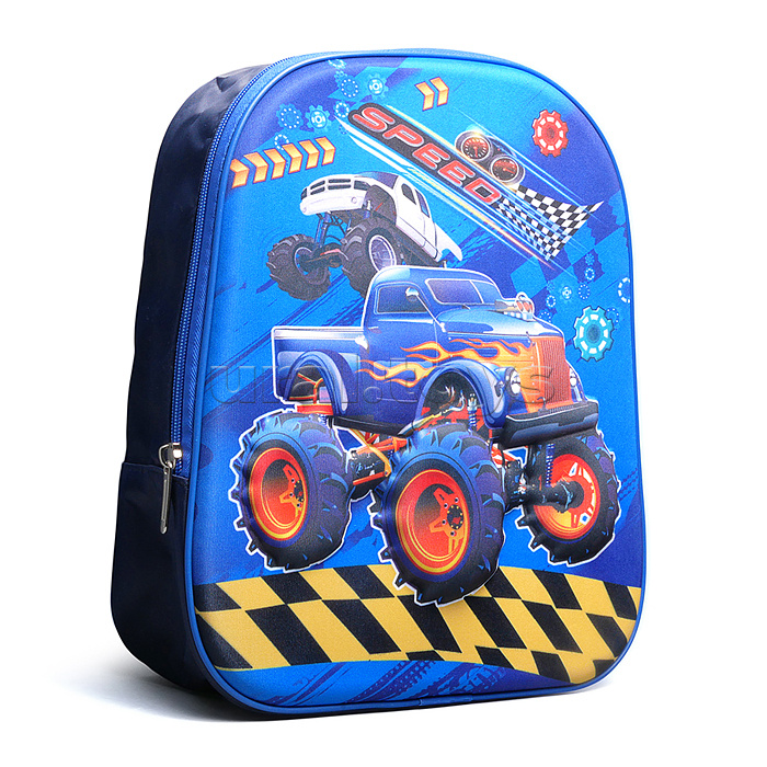 Рюкзак детский "Авто" 31.5x26x10 см, 1 отделение, ОПП-упаковка