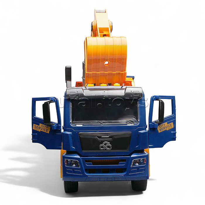 Машина "Экскаватор" 1:10 (свет, звук) в коробке