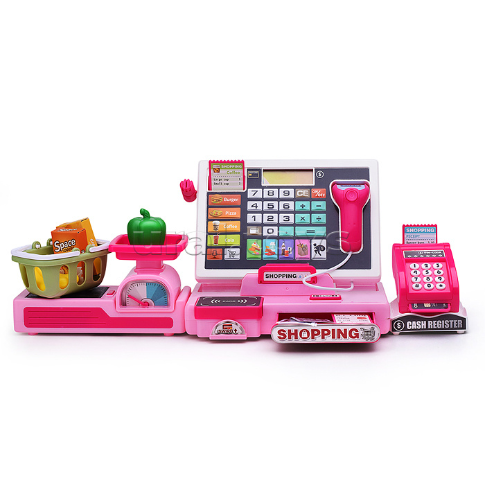Игровой набор "Касса со сканером" с аксессуарами, в коробке
