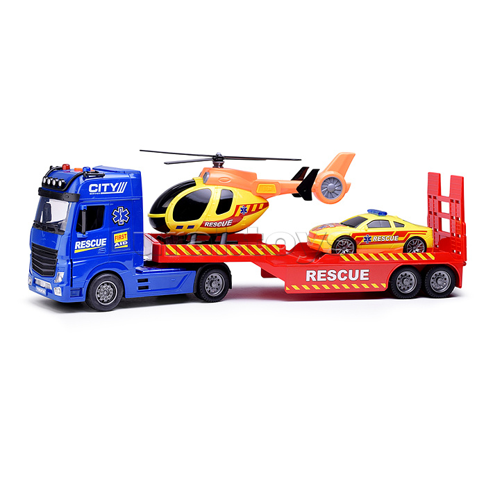 Машина "Автовоз-спасатель" (свет, звук) в коробке