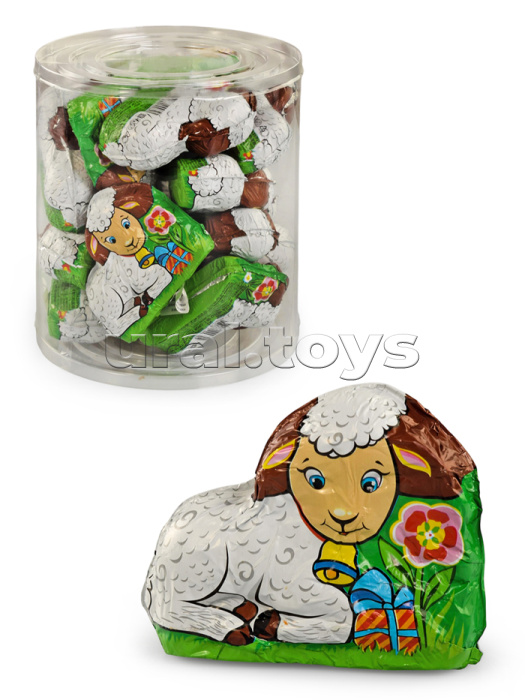 Изделие фигурное из кондитерской глазури "Овечка" ФФ, 50г*18шт