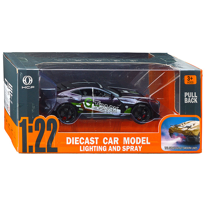 Машина "Жажда скорости" (свет, звук, дым) в коробке