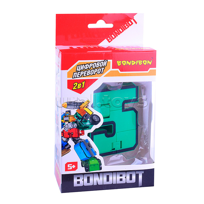 Трансформер 2в1 "Цифра"5"