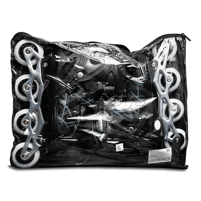 Ролики детские, размер L (цвет черный)