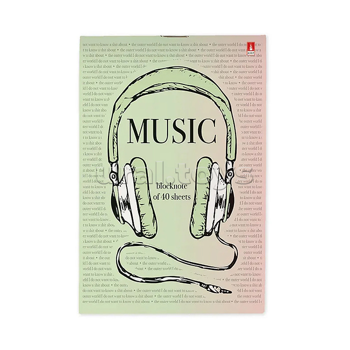Блокнот А6 40 л. "Soundmania" 4 вида Блокнот А6 40 л. "Soundmania" 4 вида
