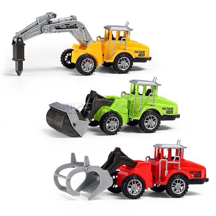 Машина "Строительная техника" (Микс) в пакете