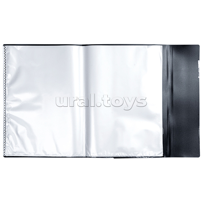 Папка с 20 вкладышами A3 "MonoChrome" A4 (215x310x20 мм) 500 мкм, с рельефной фактурной поверхностью