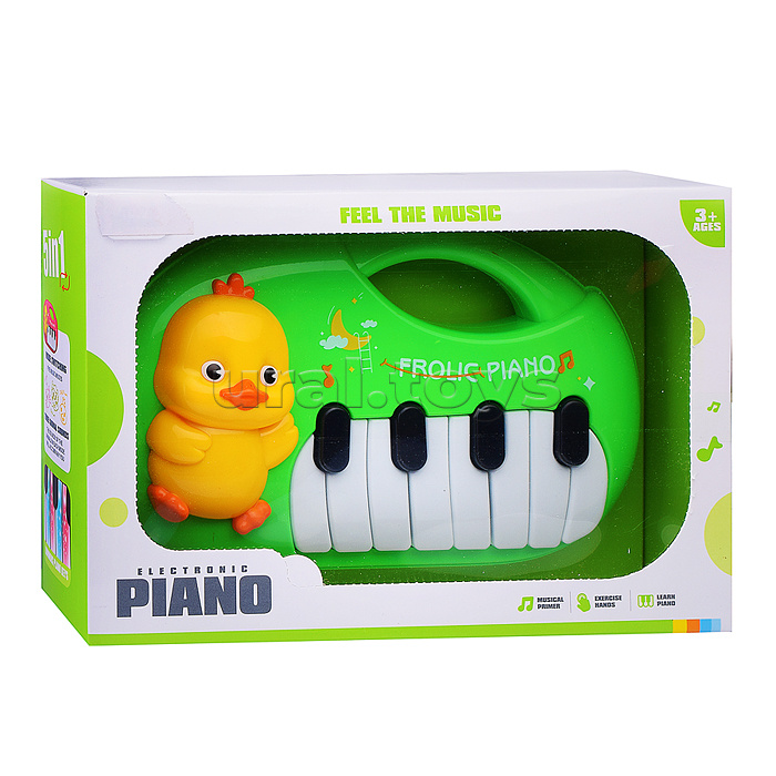 Пианино "Веселые клавиши" в коробке