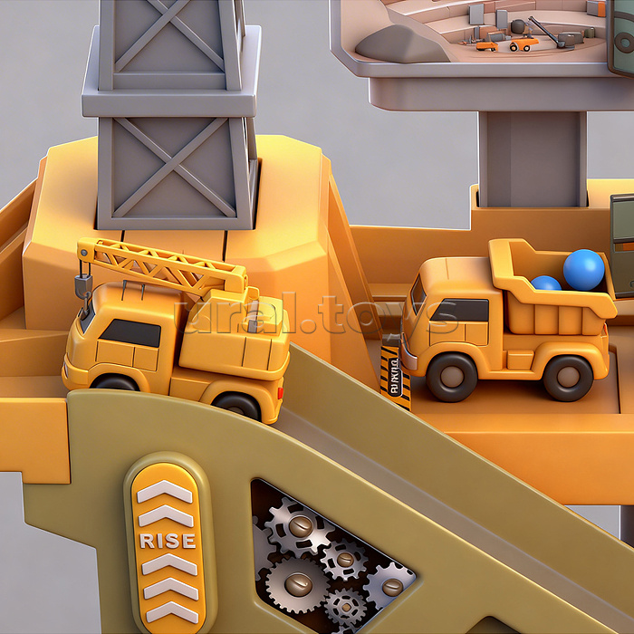 Парковка "Спец паркинг" (свет, звук) в коробке