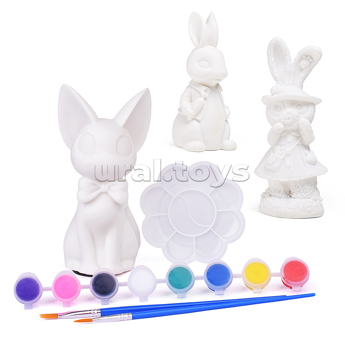 Копилка "Микс" с красками, в пакете