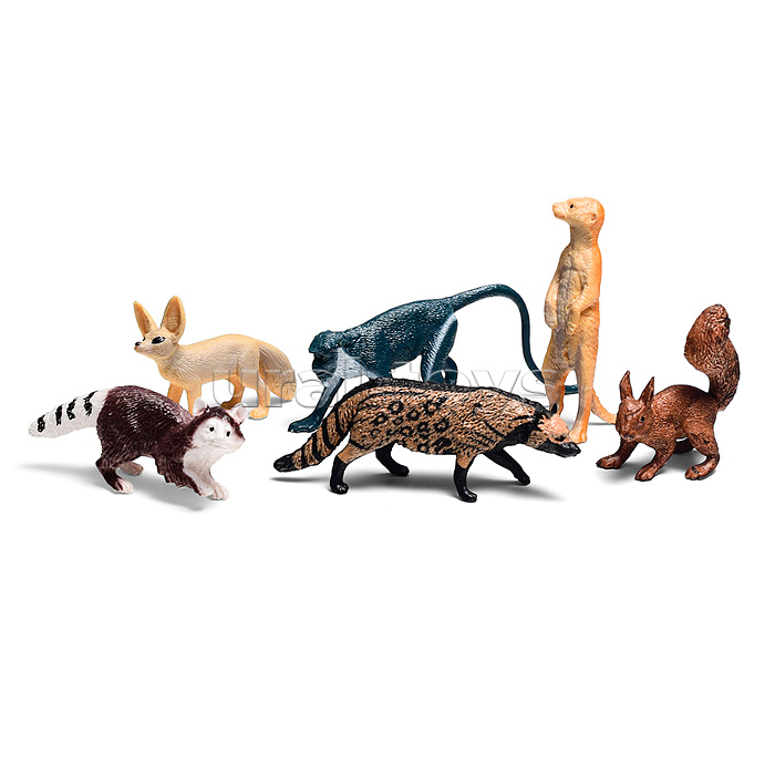 Набор животных "Лесные жители" в пакете