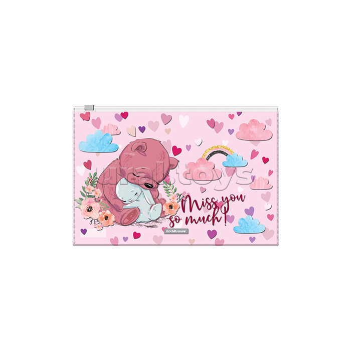 Zip-пакет пластиковый Cute Animals, B5, ассорти (в пакете по 12 шт.) Zip-пакет пластиковый Cute Animals, B5, ассорти (в пакете по 12 шт.)