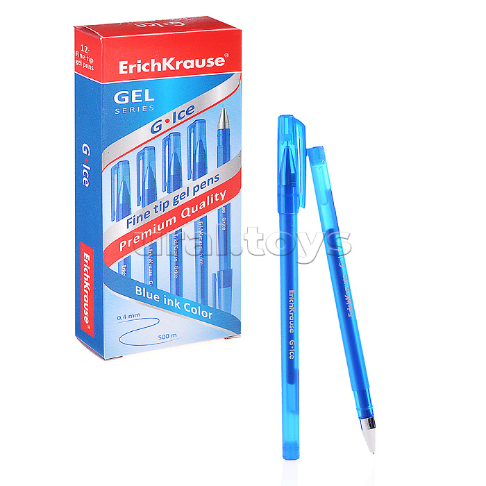 Ручка гелевая G-Ice, цвет чернил синий
