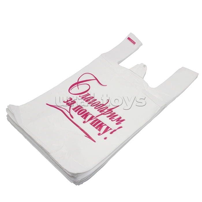 Пакет ПЭ типа "майка" 28+16х50см (11) (БЗП)