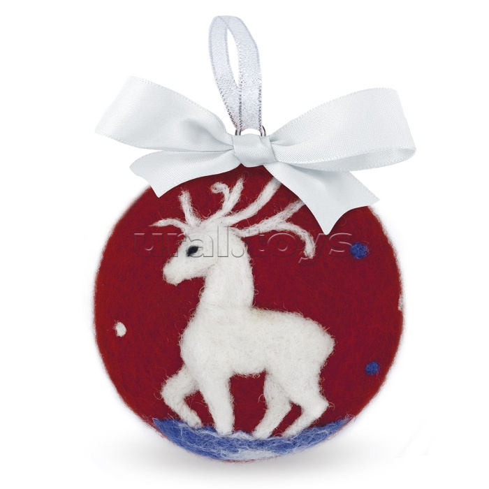 Набор для валяния. Елочная игрушка "Олень" Набор для валяния. Елочная игрушка "Олень"