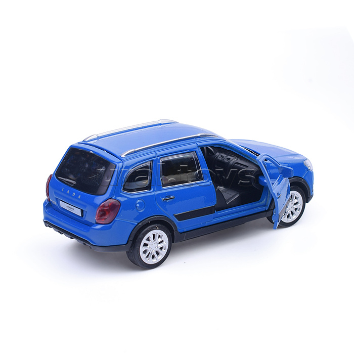 Машина металл Lada Granta Cross, 12 см, (двер, багаж, синий) инерц, в коробке Машина металл Lada Granta Cross, 12 см, (двер, багаж, синий) инерц, в коробке