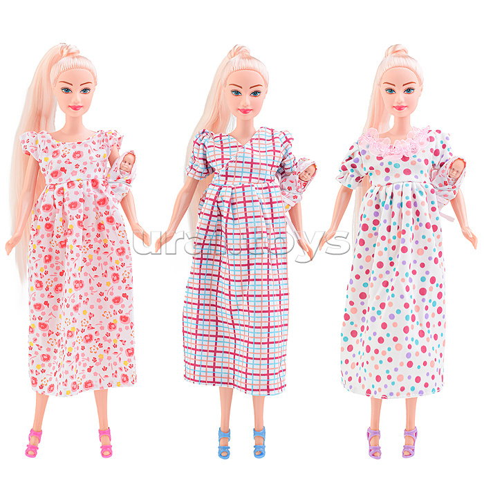 Кукла беременная с младенцем