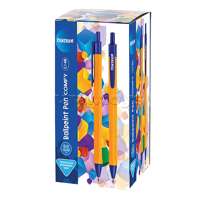 Ручка шариковая автоматическая "Comfy" цвет чернил синий, 0,7 мм