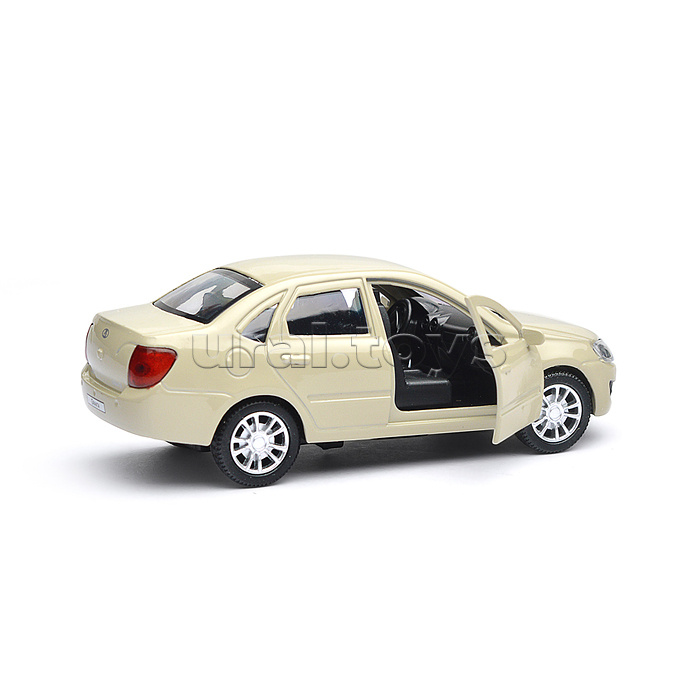 Машина металл LADA granta 11,5 см, (двери, инерц, бежевый,) в коробке Машина металл LADA granta 11,5 см, (двери, инерц, бежевый,) в коробке