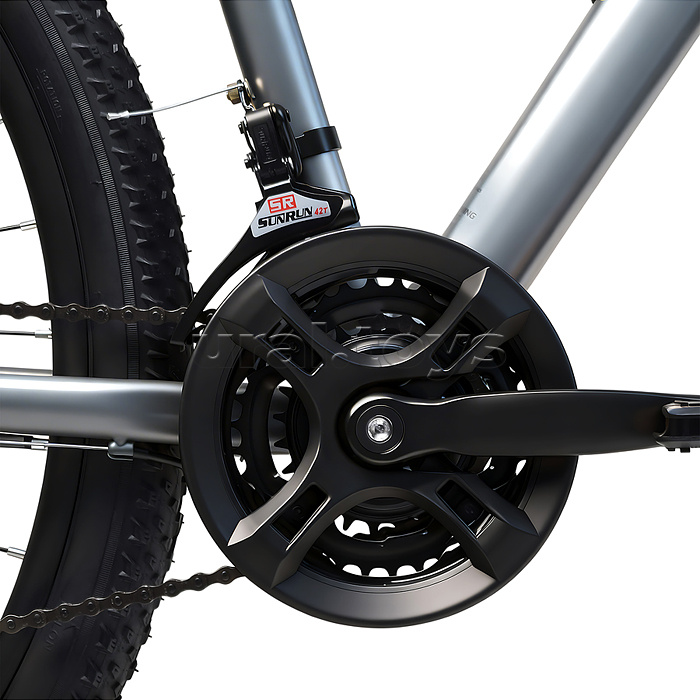 Велосипед 29" Rocket Crater 29, цвет серый/зеленый, размер 21"