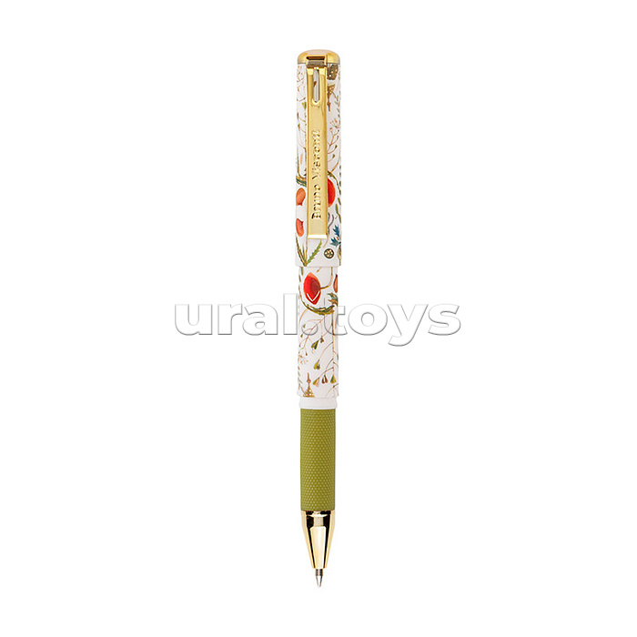 Ручка "Mimiwrite. Flora. Луговые травы" шариковая, 0,5 мм, синяя, в подарочной упаковке,