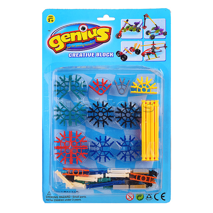 Конструктор"Винтики и шпунтики" на листе