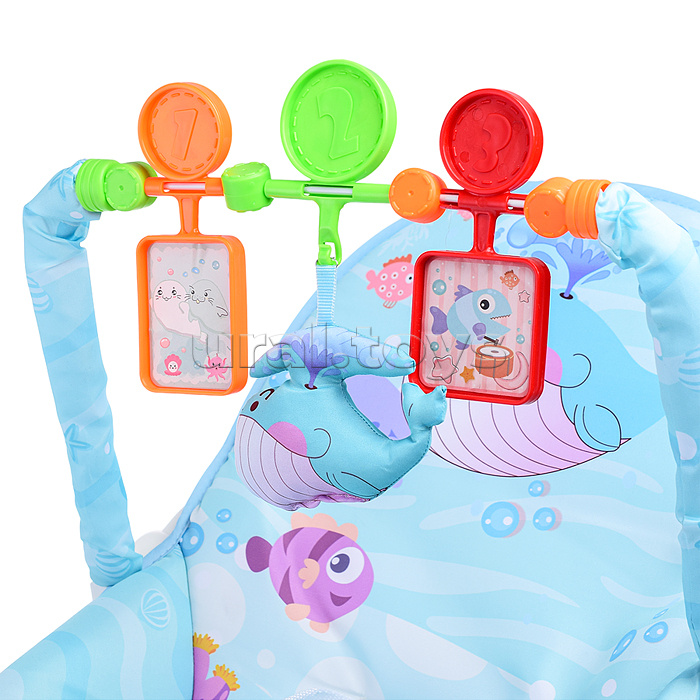 Шезлонг детский "Океан" в коробке