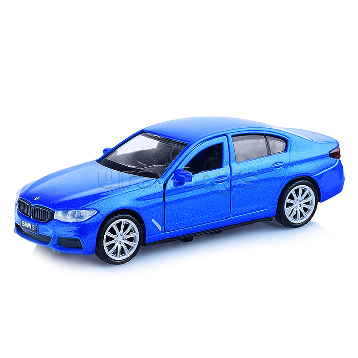 Машина металл BMW 5-ER Sedan M-Sport, 12 см, (откр. двери, багаж, син,) в коробке Машина металл BMW 5-ER Sedan M-Sport, 12 см, (откр. двери, багаж, син,) в коробке