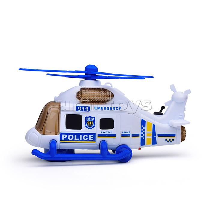Вертолет "Полицейский вертолет" на батарейках, с распылением, в коробке