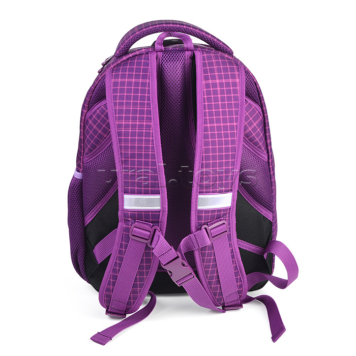 Рюкзак облегченный "Аниме" с анатомической спинкой, 2 отделения на молнии, на каждой молнии 2 бегунка, размер 40х32х16см, эргономичная анатомическая спинка, мягкие широкие регулируемые лямки, застежка спереди, внутри дополнительные отделения, органайзер д