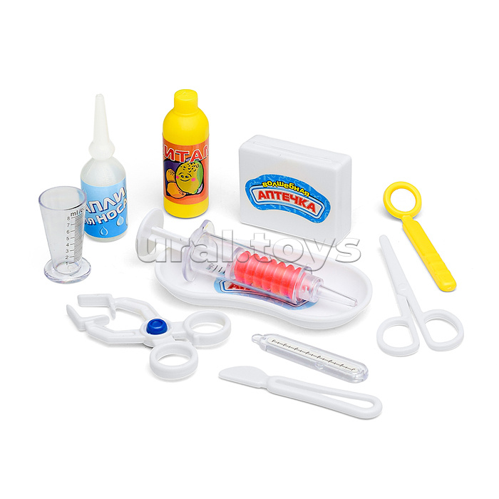 Набор доктора "Волшебная аптечка", в чемодане (37 предметов)