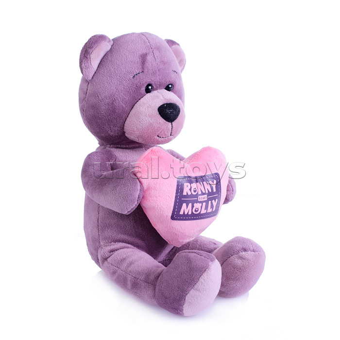 Мишка Ронни с Сердечком, 21 см, в коробке