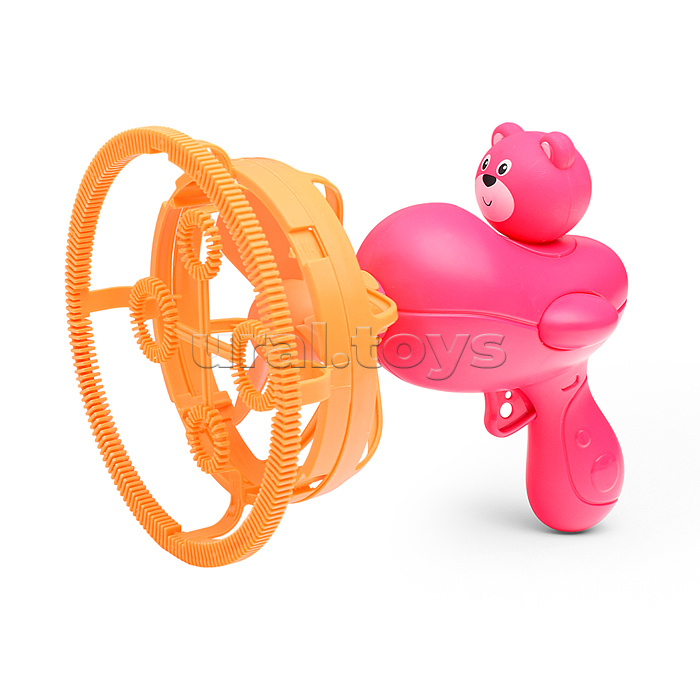 Пистолет "Мишка" для мыльных пузырей, на листе