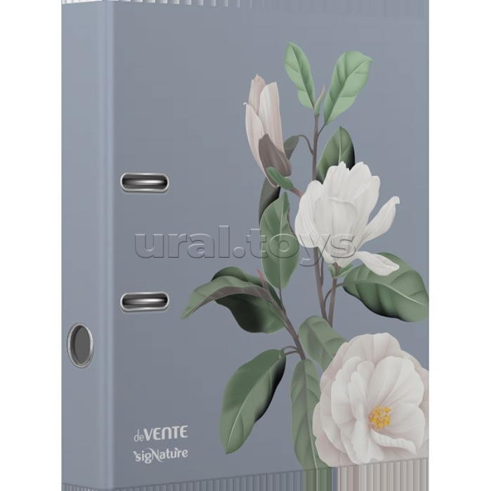 Папка с арочным механизмом "sigNATURE" A4 75 мм PP картонная разобранная, металлическая окантовка, запечатка форзаца, наварной карман с этикеткой, с рисунком