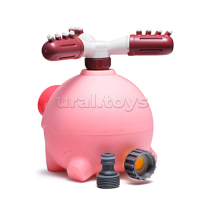 Игрушка - брызгалка "Пучеглазик", для подключения к водному шлангу, в коробке