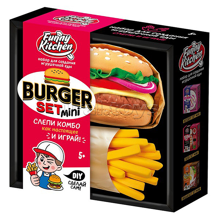 Slime Лаборатория» Funny Kitchen Burger set mini Slime Лаборатория» Funny Kitchen Burger set mini