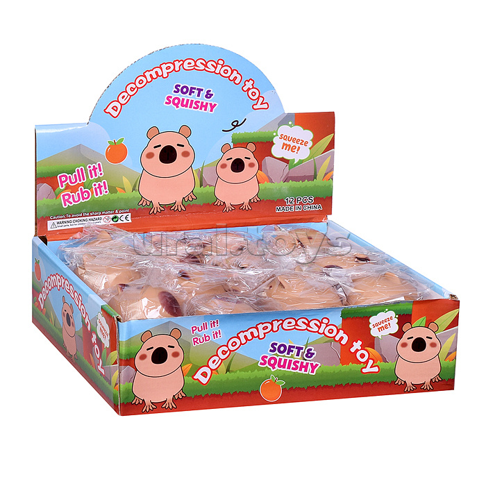 Игрушка-антистресс "Милая капибара" Игрушка-антистресс "Милая капибара"