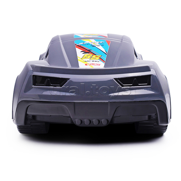 Машинка Turbo "V-MAX" серая 40 см