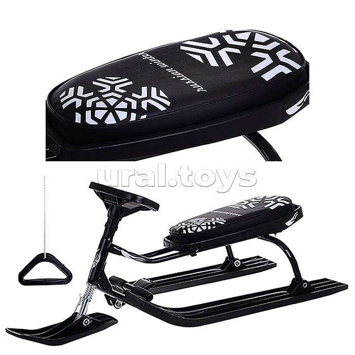 Игрушка Снегокат детский 102-31 "Russian Winter" с черной рамой (черный)