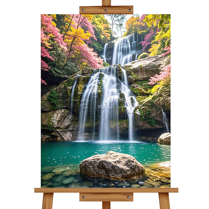 Мозаика алмазная "Водопад" 30*40см