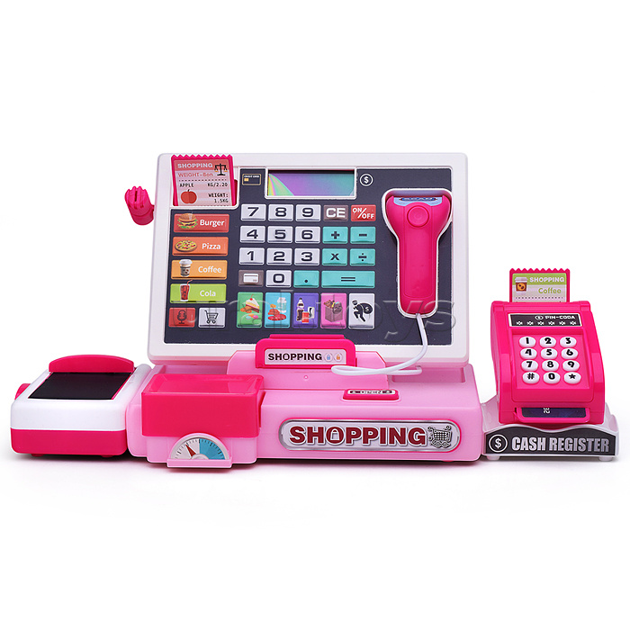 Игровой набор "Касса. Магазин дома" с аксессуарами, в коробке