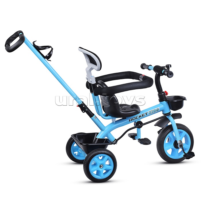 Велосипед 3-х колесный, голубой