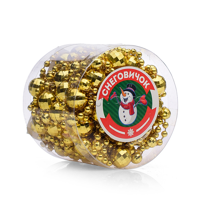 Новогоднее украшение "Бусы" 5м, в банке