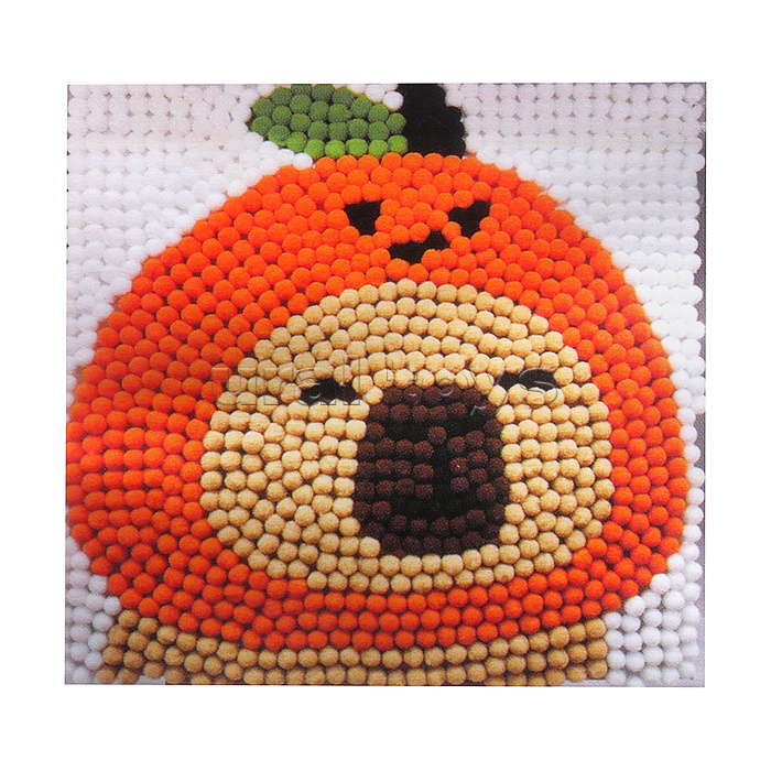 Набор творческая мастерская "Капибара с апельсинкой" 30*30 см.