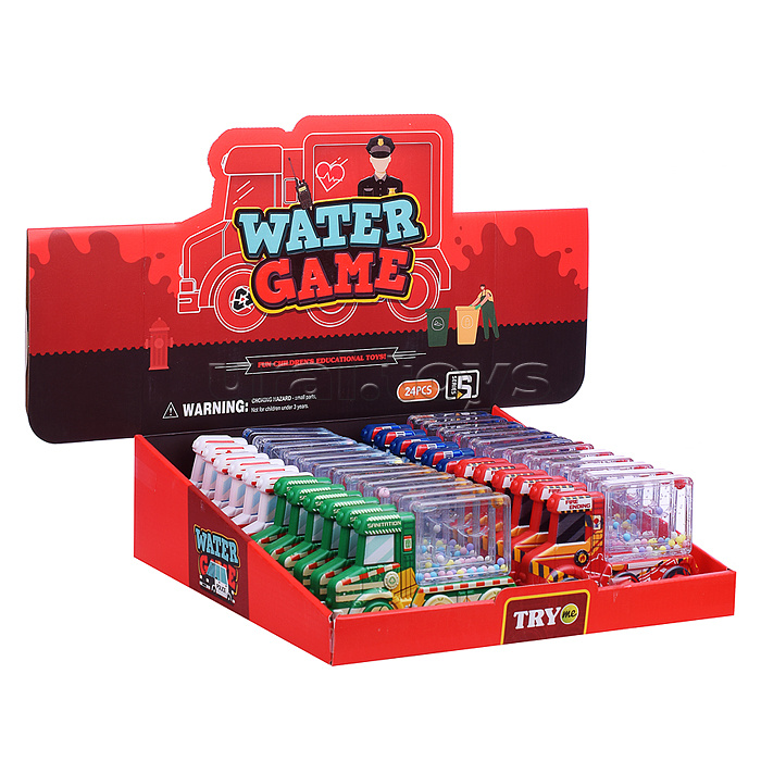 Водная игра "Транспорт" в коробке