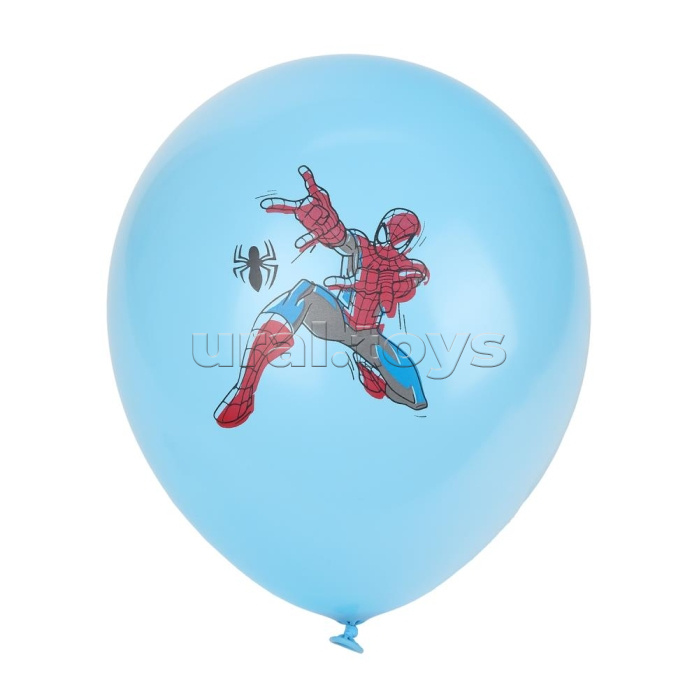 Латексные шары - набор 5 шт. "Спайдермен" цветное