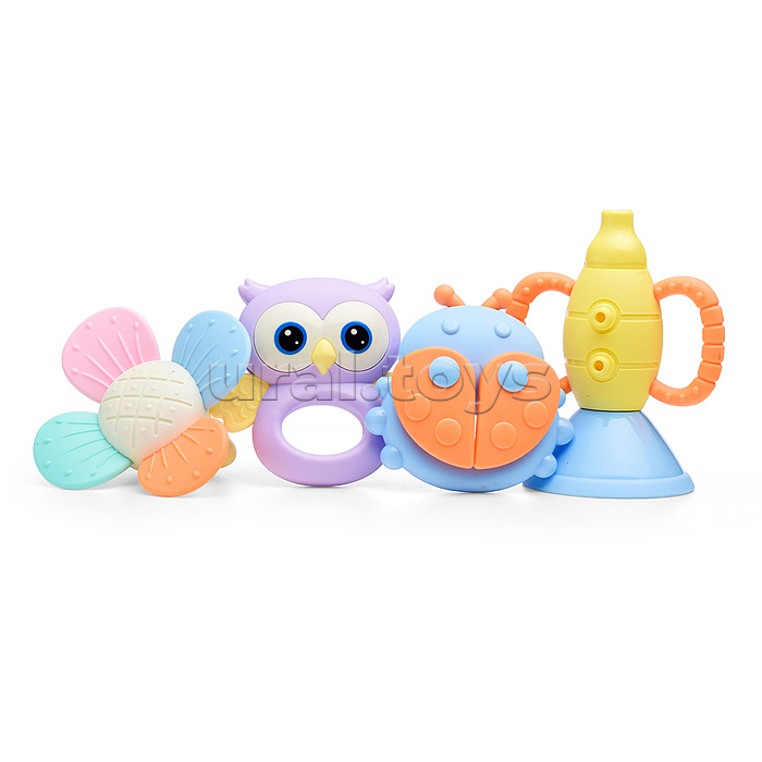 Набор погремушек "Маленькие радости" в пакете Набор погремушек "Маленькие радости" в пакете